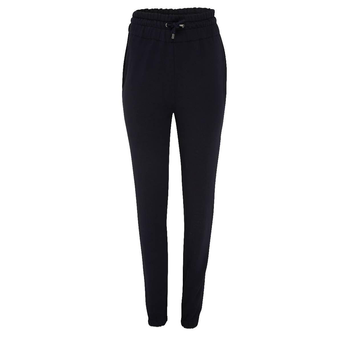 High waisted hot sale joggers black